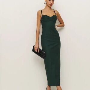 NWT reformation stormi dress black Size 10